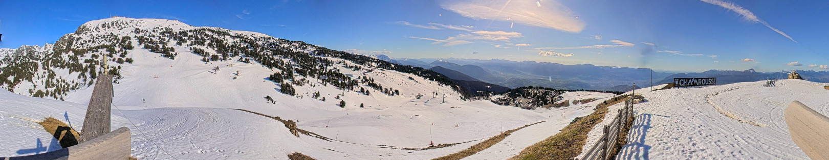 Webcam Chamrousse 1870 - Sommet Casserousse